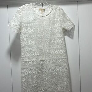 Michael Kors white  dress/beach cover up size XS . Excellent condition